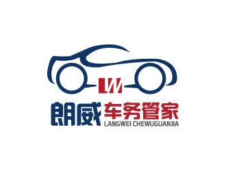 高明奇的朗威车务汽车管家logo设计