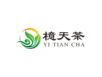 林颖颖的檍天茶茶馆商标logo设计