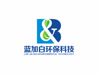 何嘉健的广州蓝加白环保科技有限公司logo设计