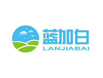 李贺的广州蓝加白环保科技有限公司logo设计
