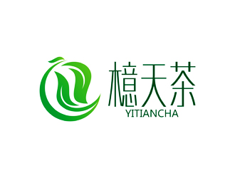 谭家强的檍天茶茶馆商标logo设计