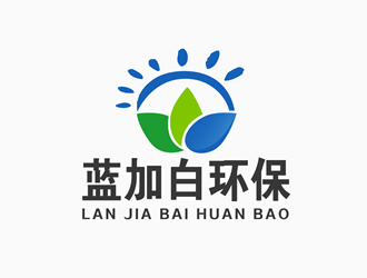 朱兵的广州蓝加白环保科技有限公司logo设计
