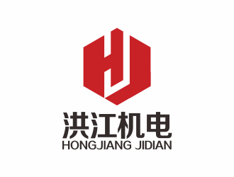 洪江机电设备logo设计