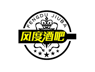 秦晓东的风度酒吧logo设计