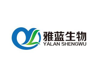 黄安悦的青岛雅蓝生物发展有限公司字体标志logo设计