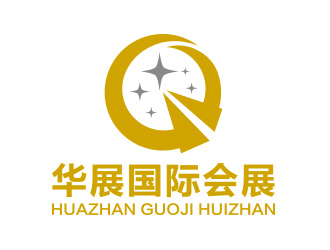 向正军的郑州华展国际会展策划有限公司logo设计