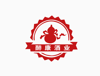 朱兵的醉康酒业logo设计