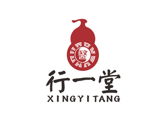 陈今朝的山东行一堂中医健康服务有限公司logo设计