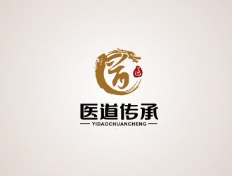姜彦海的医道传承logo设计