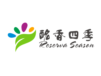 林万里的进口红酒代理商logo - 酩香四季logo设计