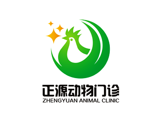 谭家强的长春正源动物门诊logo设计