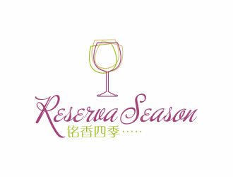 隆菲菲的进口红酒代理商logo - 酩香四季logo设计
