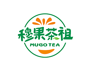 盛铭的奶茶连锁标志-穆果茶祖logo设计