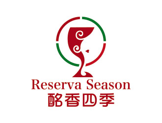 进口红酒代理商logo - 酩香四季logo设计