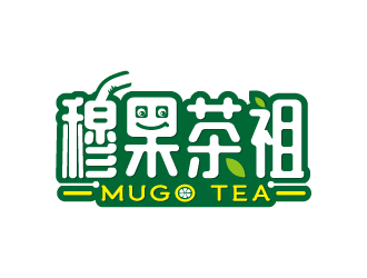 周金进的奶茶连锁标志-穆果茶祖logo设计