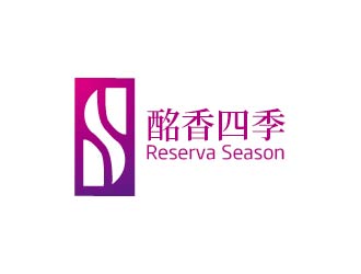 杨洪祥的进口红酒代理商logo - 酩香四季logo设计