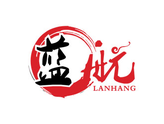 郭重阳的蓝航餐饮店铺logo设计logo设计
