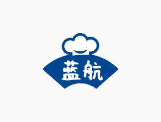 梁俊的蓝航餐饮店铺logo设计logo设计