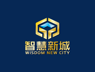 智慧新城  wisdom new citylogo设计