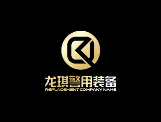 钟炬的龙琪警用装备logo设计