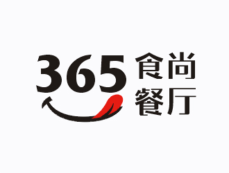 梁俊的365食尚餐厅logo设计