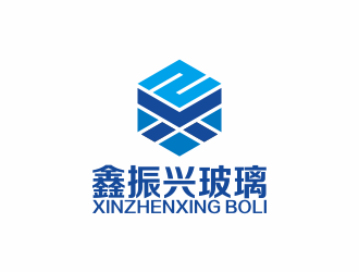 何嘉健的四川鑫振兴玻璃科技有限公司logo设计