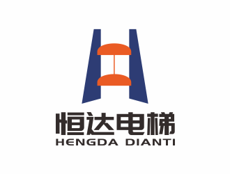 林思源的广州恒达电梯有限公司logo设计