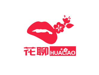 姜彦海的花聊logo设计