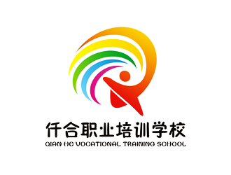 谭家强的仟合职业培训学校logo设计