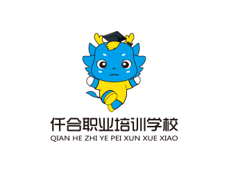 孙金泽的仟合职业培训学校logo设计
