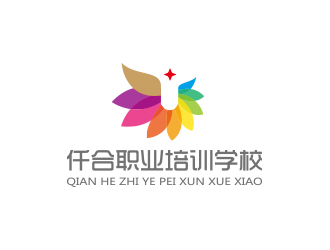 孙金泽的仟合职业培训学校logo设计