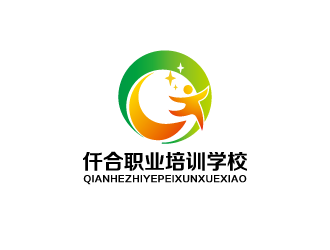 黄爽的仟合职业培训学校logo设计