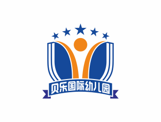 何嘉健的贝乐国际幼儿园logo设计