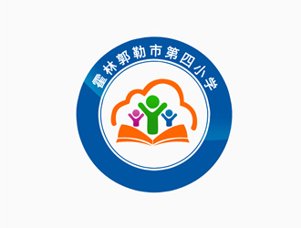 朱兵的霍林郭勒市第四小学logo设计