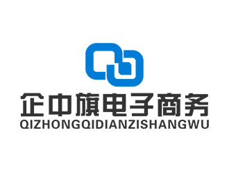 郭重阳的企中旗电子商务logo设计