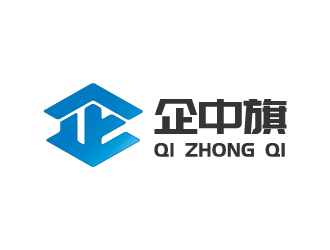 杨勇的企中旗电子商务logo设计
