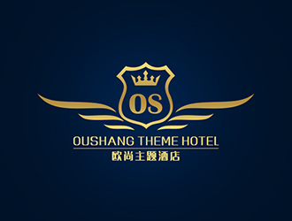 吴晓伟的欧尚主题酒店logo设计