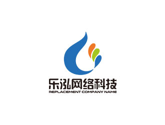 钟炬的乐泓网络科技有限公司标志logo设计