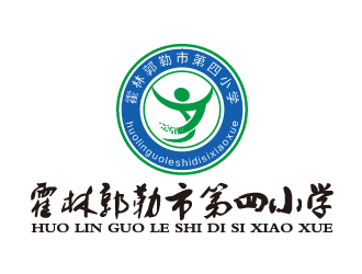 陈智江的霍林郭勒市第四小学logo设计