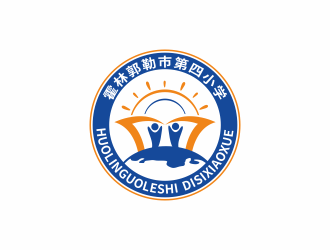 林思源的霍林郭勒市第四小学logo设计