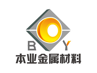尹泽云的深圳市本业金属材料有限公司logo设计