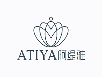 梁俊的阿缇雅Atiya瑜伽馆logo设计