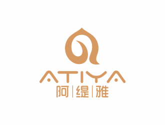 何嘉健的阿缇雅Atiya瑜伽馆logo设计