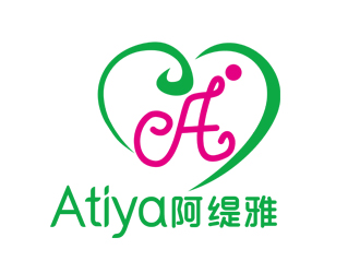 刘彩云的阿缇雅Atiya瑜伽馆logo设计