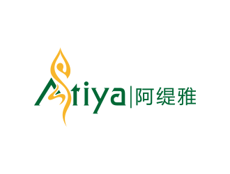 黄安悦的阿缇雅Atiya瑜伽馆logo设计