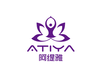 孙金泽的阿缇雅Atiya瑜伽馆logo设计
