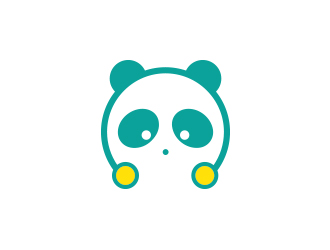 互联网电商 熊猫头像logo设计