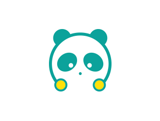 互联网电商 熊猫头像logo设计
