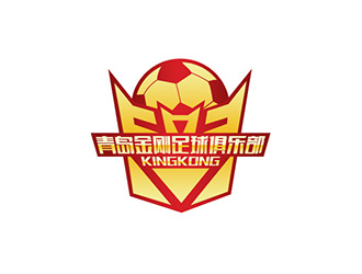 吴晓伟的青岛金刚足球俱乐部徽章logo设计logo设计