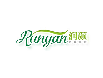 润颜字体logo设计LOGO设计 - LOGO123